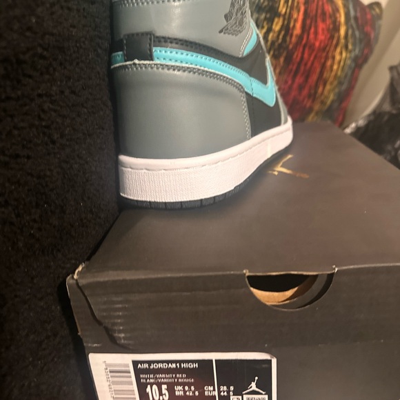 Jordan Other - Air Jordan 1 High Sneakers - Gray and Blue